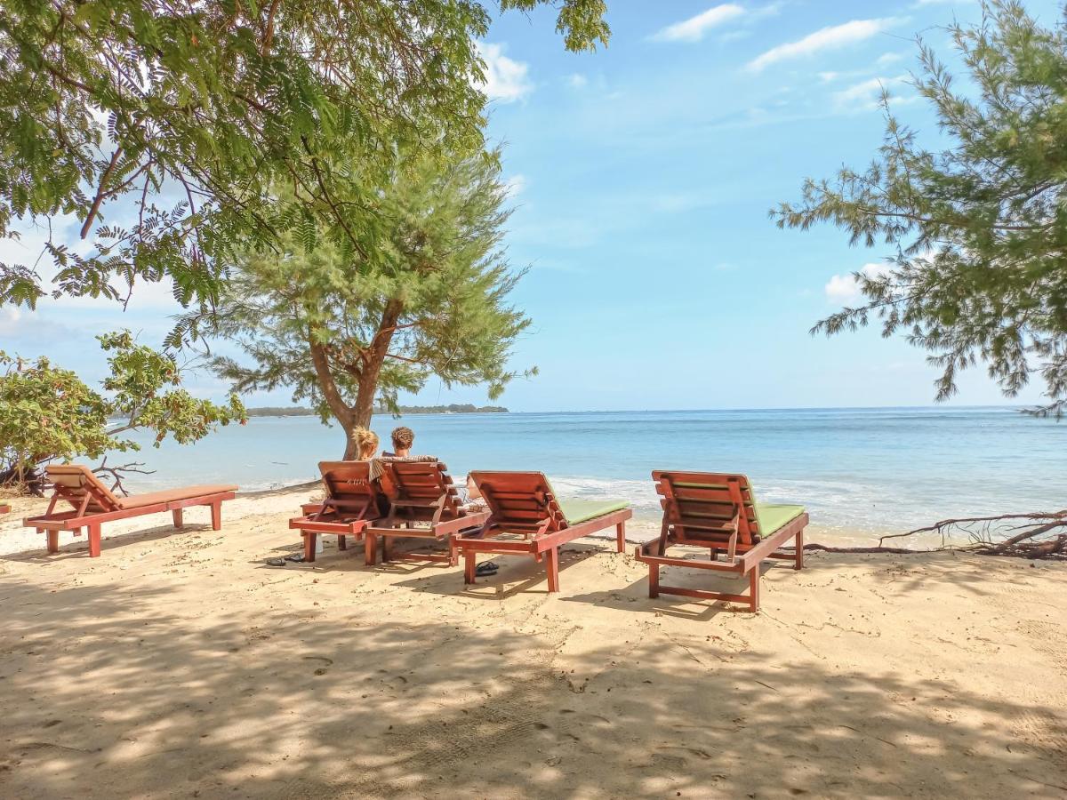 Nusa Indah Bungalows ギリ・アイル エクステリア 写真