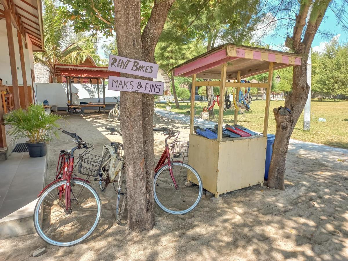Nusa Indah Bungalows ギリ・アイル エクステリア 写真