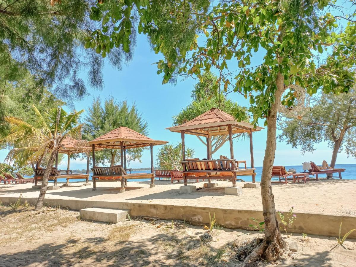 Nusa Indah Bungalows ギリ・アイル エクステリア 写真